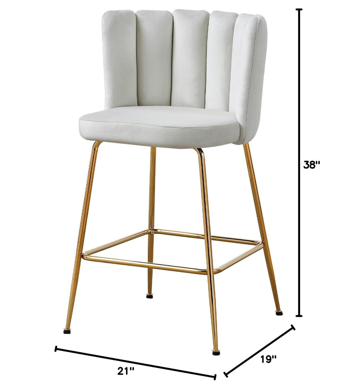 Nolan Counter Stool - side view