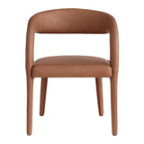 Conan Dining Chair in Cognac - detail view
