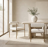 Rocento Modern Industrial Dining Chairs - close-up