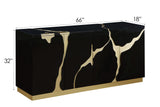 Taylor 66" High Gloss Lacquer Sideboard - side view