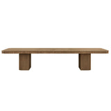 Dinsmore 160" Mid Century Modern Fluted Rectangle Dining Table - room setting