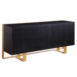 Tetsu Sideboard in Black - angle view