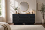 Capri carved inlay accent cabinet