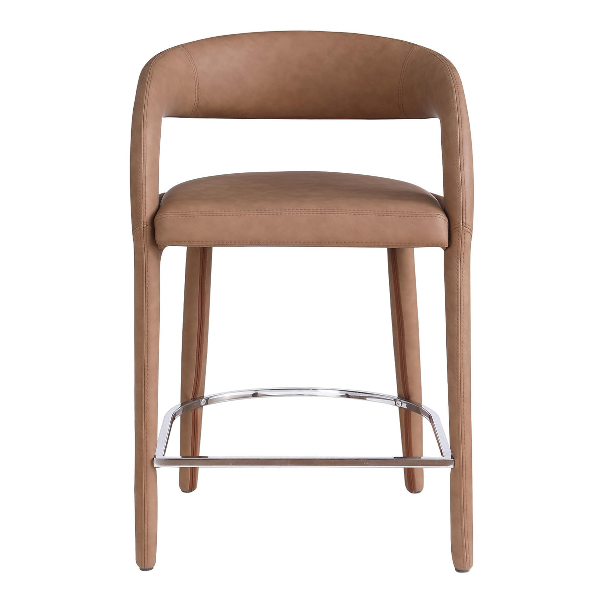 Conan Counter Stool in Brown - detail view