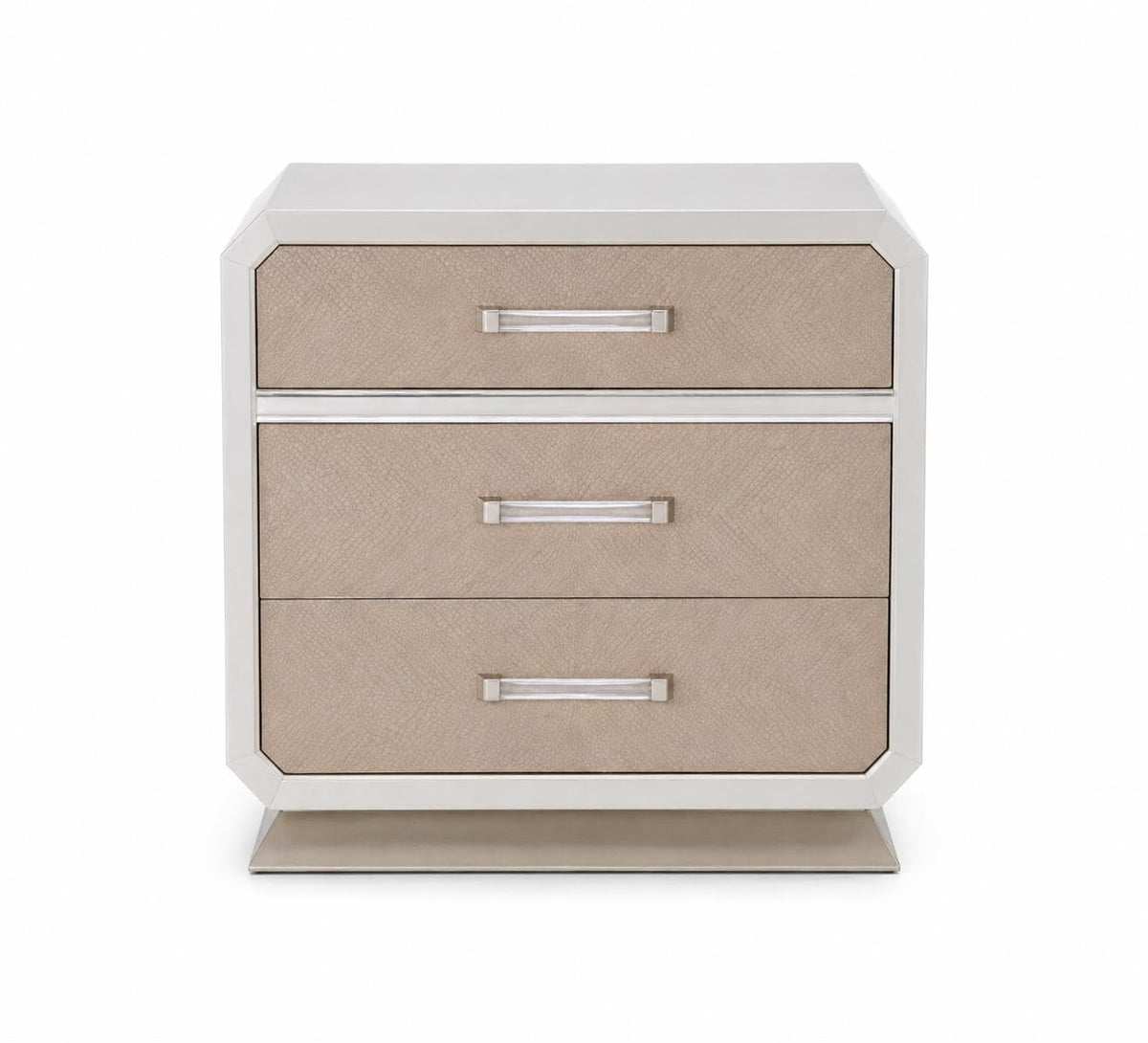 Dior Two-Tone Wood Nightstand — product view 2
