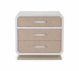 Dior Two-Tone Wood Nightstand — product view 2