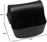 Umbra Saddle Sink Caddy – Flexible Rubber Kitchen Sink Sponge Holder & Dish Brush Organizer, Black