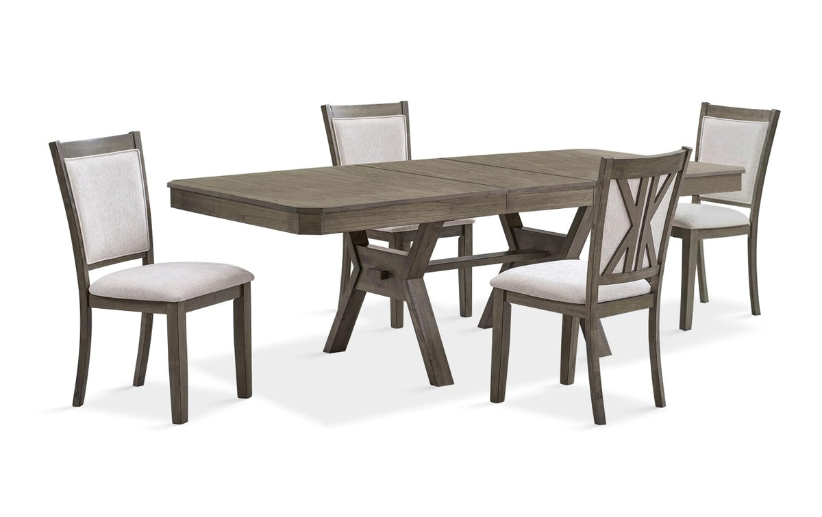 Zara Light Gray 7-Piece Dining Set — product view 2