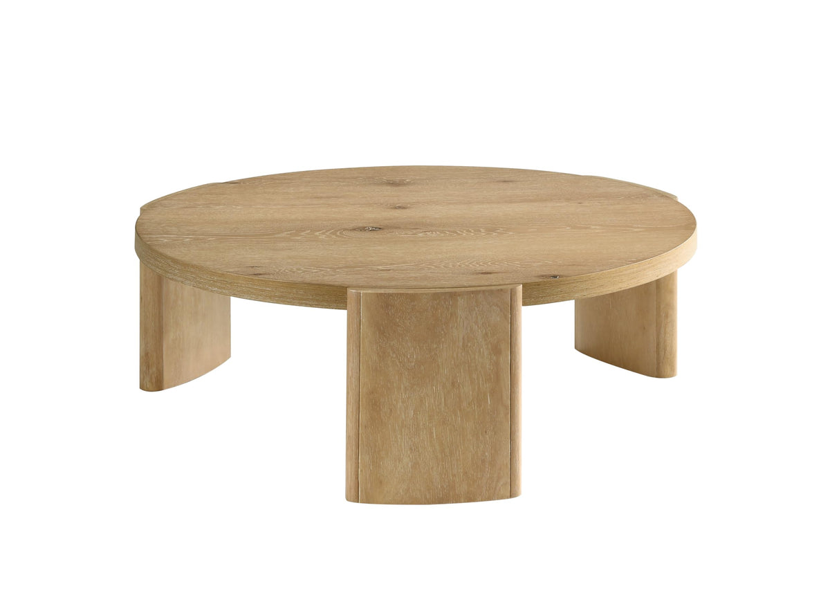 Bristol 40" Mid-Century Modern Round Coffee Table