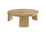 Bristol 40" Mid-Century Modern Round Coffee Table