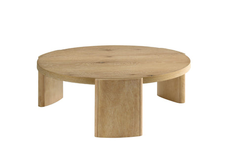 Bristol 40" Mid-Century Modern Round Coffee Table