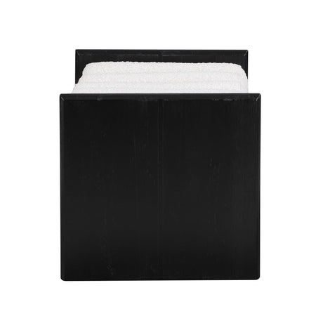 Torbjorn 32" Bench in Black - angle view