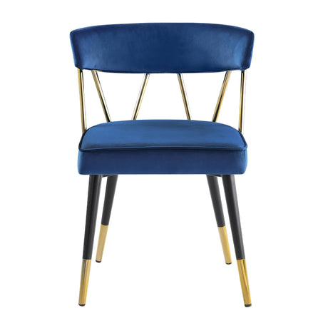 Antoine Glam Upholstered Dining Chair - detail view