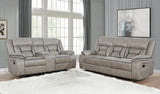 Greer Reclining Sofa, Glider Loveseat & Swivel Glider Recliner - 2pcs- Sofa + Loveseat