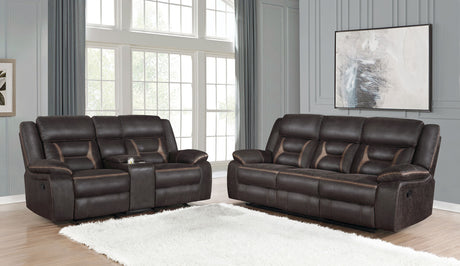 Greer Reclining Sofa, Glider Loveseat & Swivel Recliner - 2pcs- Sofa + Loveseat