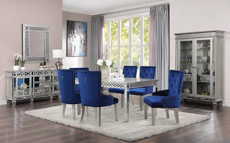 Varian Glam Mirrors & Tufted Bench
