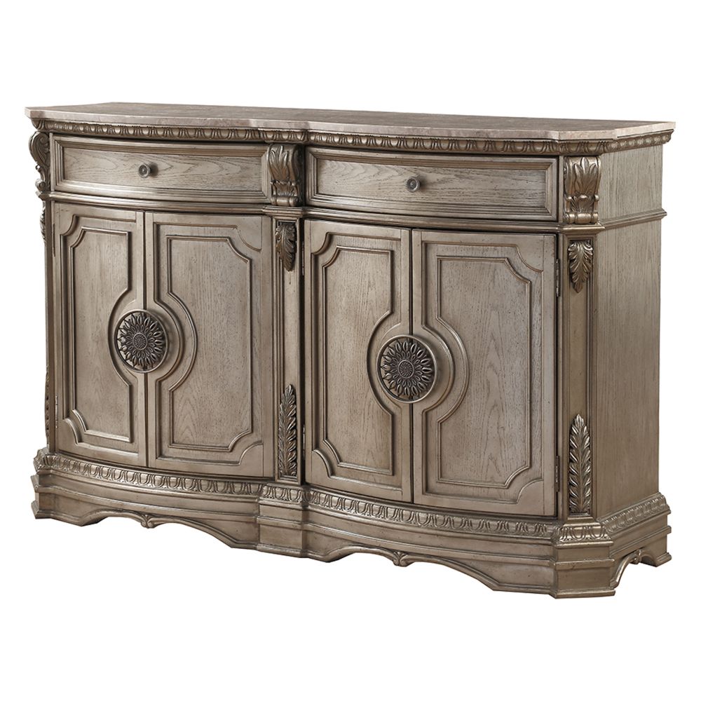Northville Double Pedestal Dining Table & Server