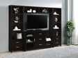 Lewes 60" TV Stand & 4-Piece Entertainment Center - 4pcs- TV Stand + 2 Media Towers + Bridge