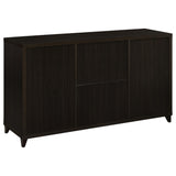 Lewes 60" TV Stand & 4-Piece Entertainment Center - Glass Doors & Media Towers in Cappuccino – view 11