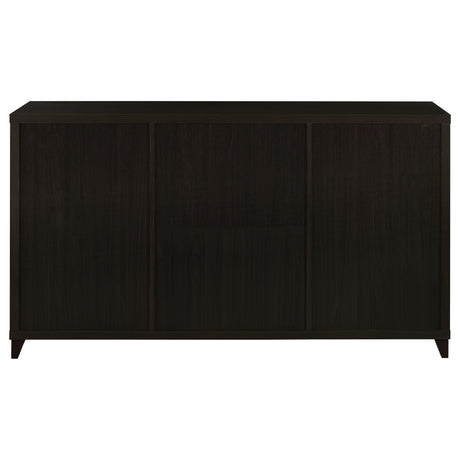 Lewes 60" TV Stand & 4-Piece Entertainment Center - Glass Doors & Media Towers in Cappuccino – view 12
