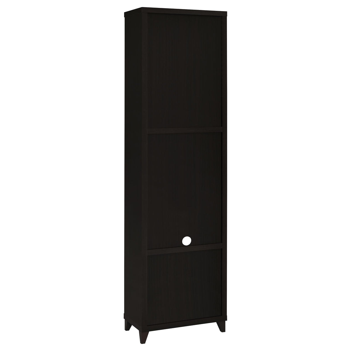 Lewes 60" TV Stand & 4-Piece Entertainment Center - Glass Doors & Media Towers in Cappuccino – view 16