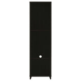 Lewes 60" TV Stand & 4-Piece Entertainment Center - Glass Doors & Media Towers in Cappuccino – view 17
