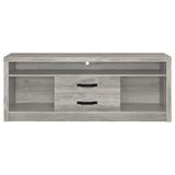 Burke 59" TV Stand & Entertainment Center with Media Towers - Grey Driftwood, Fits TVs up to 65" – view 7