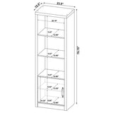 Burke 59" TV Stand & Entertainment Center with Media Towers - Grey Driftwood, Fits TVs up to 65" – view 20