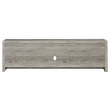 Burke 71" TV Stand with Open Shelving & 2 Cabinets - Grey Driftwood, Fits TVs up to 77" – view 7