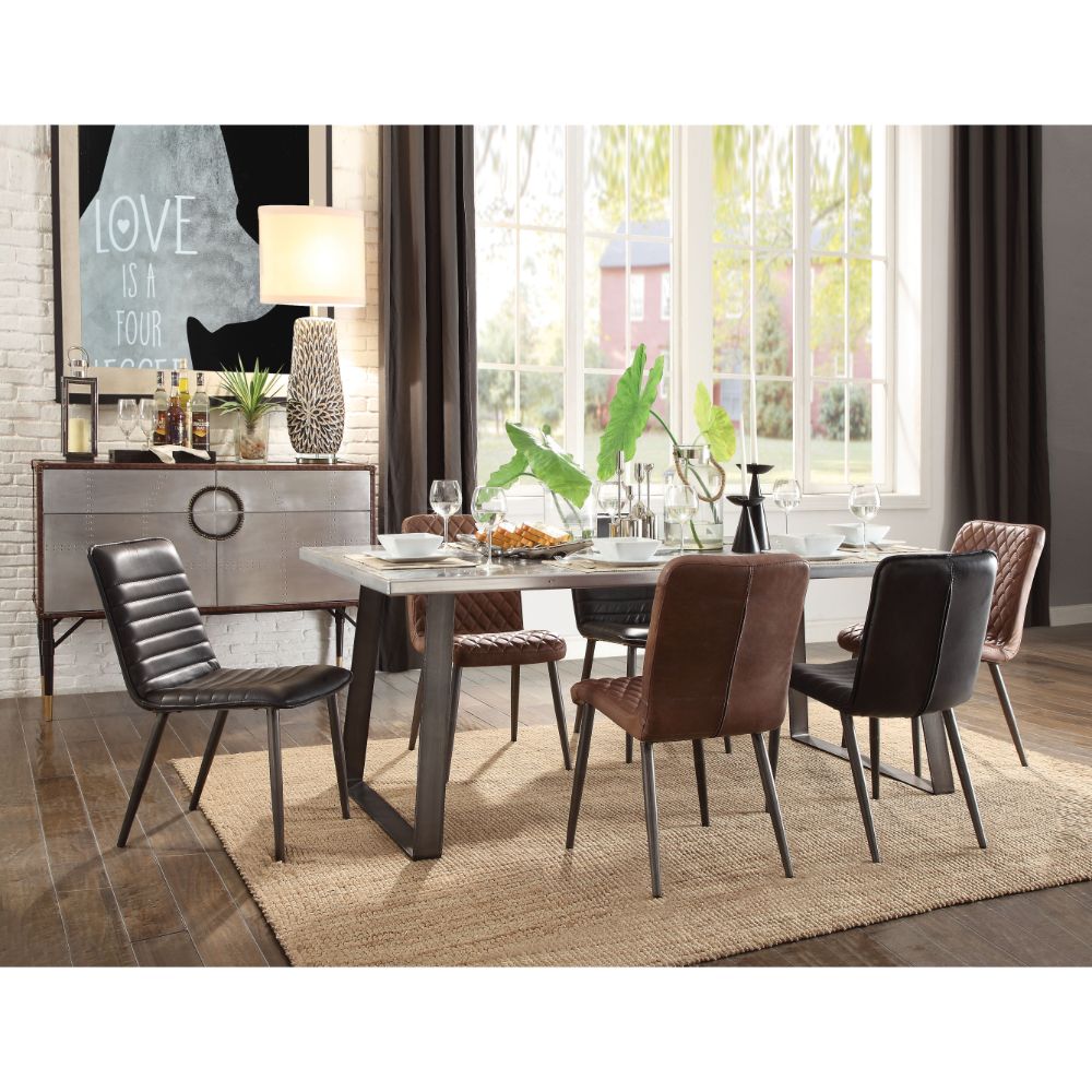 Kaylia Industrial Dining Table