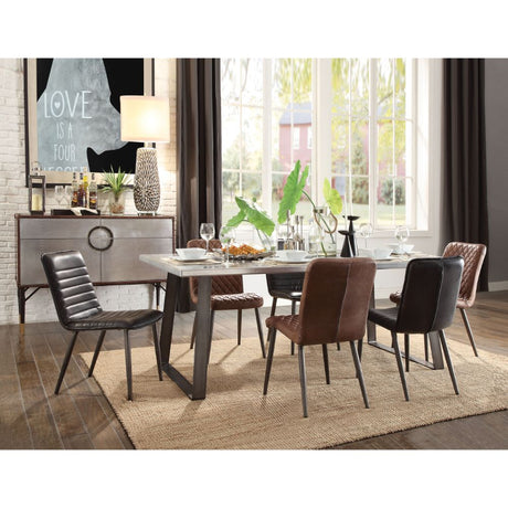 Kaylia Industrial Dining Table
