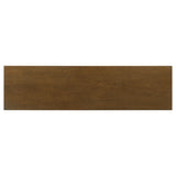Thori 63" TV Stand - Dark Brown Ash Media Console with 2 Doors, Drawer & Tapered Legs – view 10