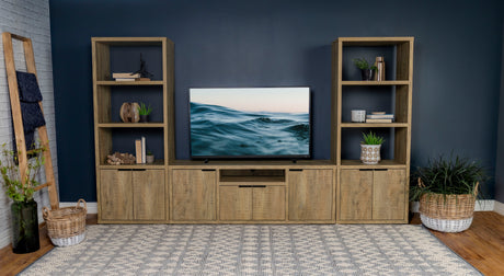 Tabby 60" TV Stand & Entertainment Center with Media Towers - 3pcs- TV Stand + 2 Media Towers