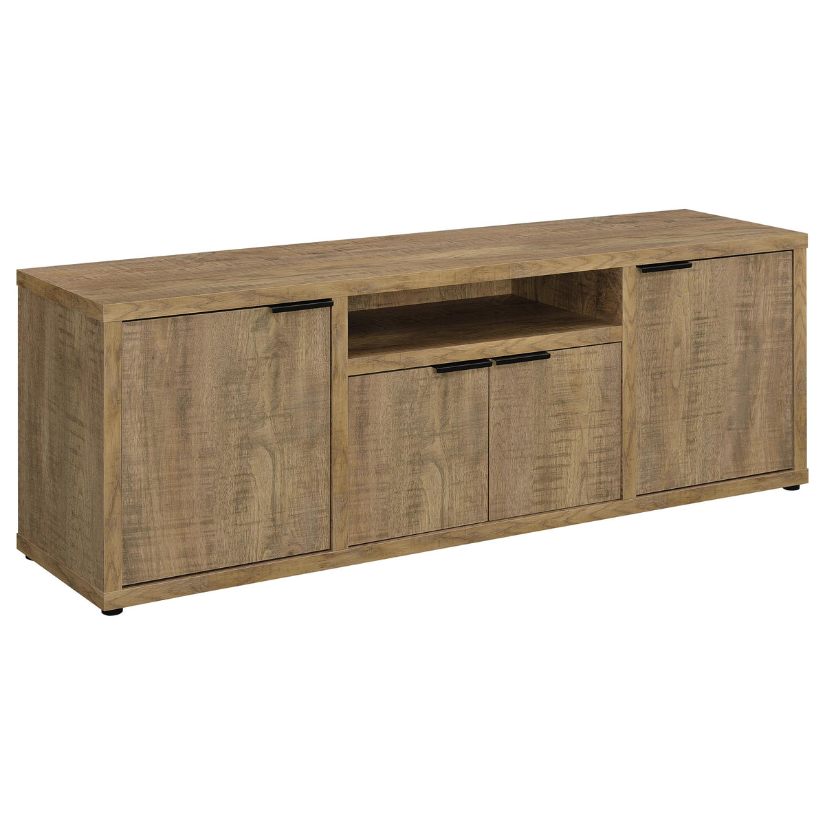 Tabby 60" TV Stand & Entertainment Center with Media Towers - Farmhouse Mango Finish – view 5