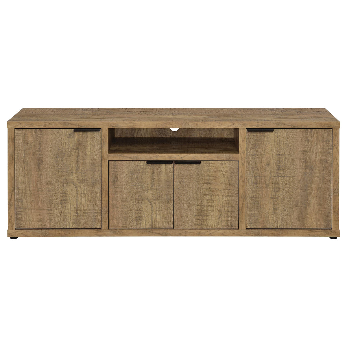 Tabby 60" TV Stand & Entertainment Center with Media Towers - Farmhouse Mango Finish – view 7