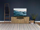 Tabby 60" TV Stand & Entertainment Center with Media Towers - Farmhouse Mango Finish - lifestyle