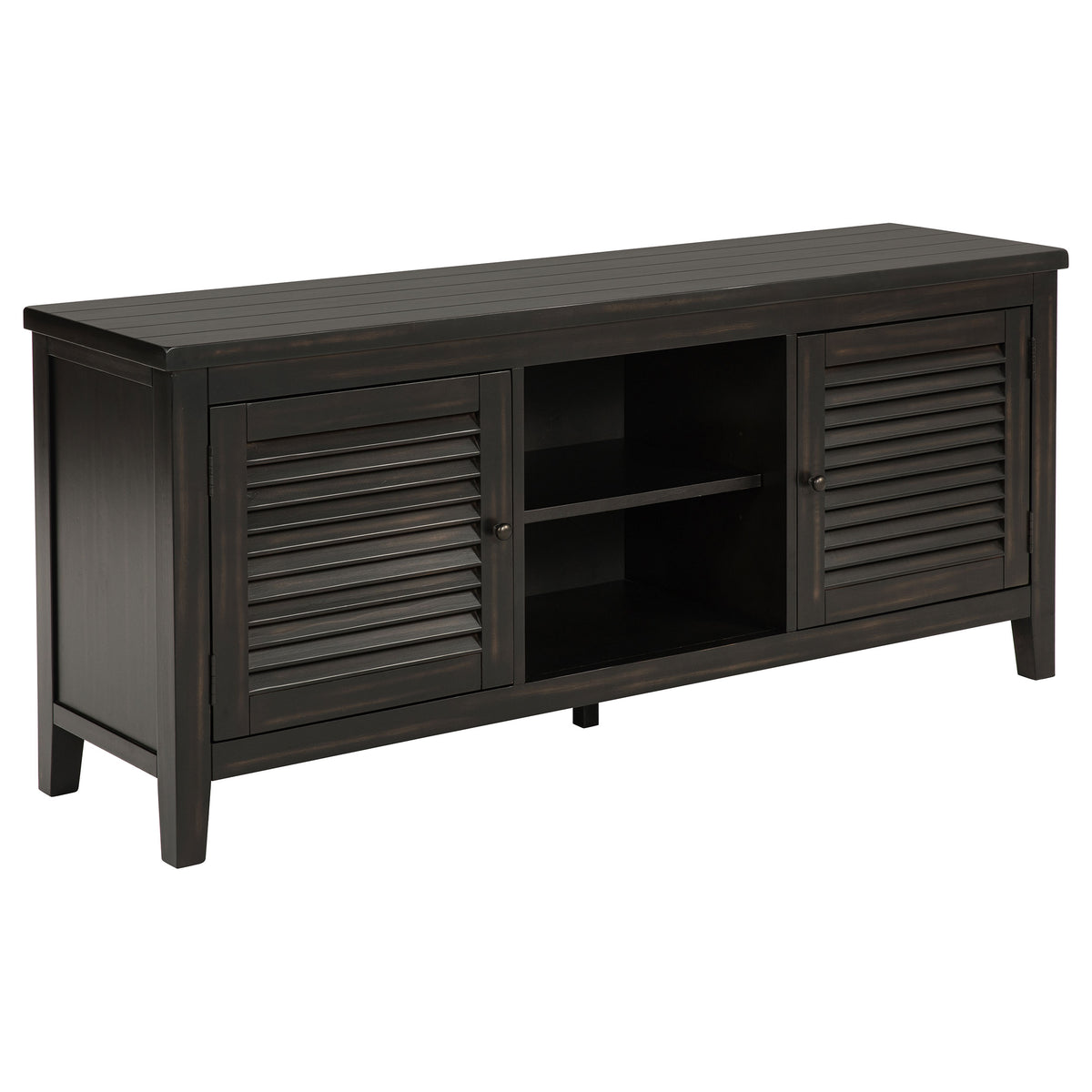 Concord 60" TV Stand with Louvered Doors