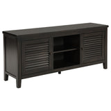 Concord 60" TV Stand with Louvered Doors