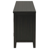 Concord 60" TV Stand with Louvered Doors - Rustic Distressed Java with Planked Top – view 6