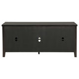Concord 60" TV Stand with Louvered Doors - Rustic Distressed Java with Planked Top – view 8