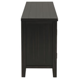 Concord 60" TV Stand with Louvered Doors - Rustic Distressed Java with Planked Top – view 10