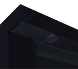 Mallory 71" Fireplace TV Stand with Bluetooth Speaker - Black High Gloss with Color-Changing Flame Display – view 7