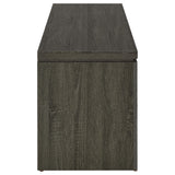 Elkton 59" TV Stand with 2 Drawers & Floating Top - Weathered Grey with Silver Hardware, Fits TVs up to 65" – view 8