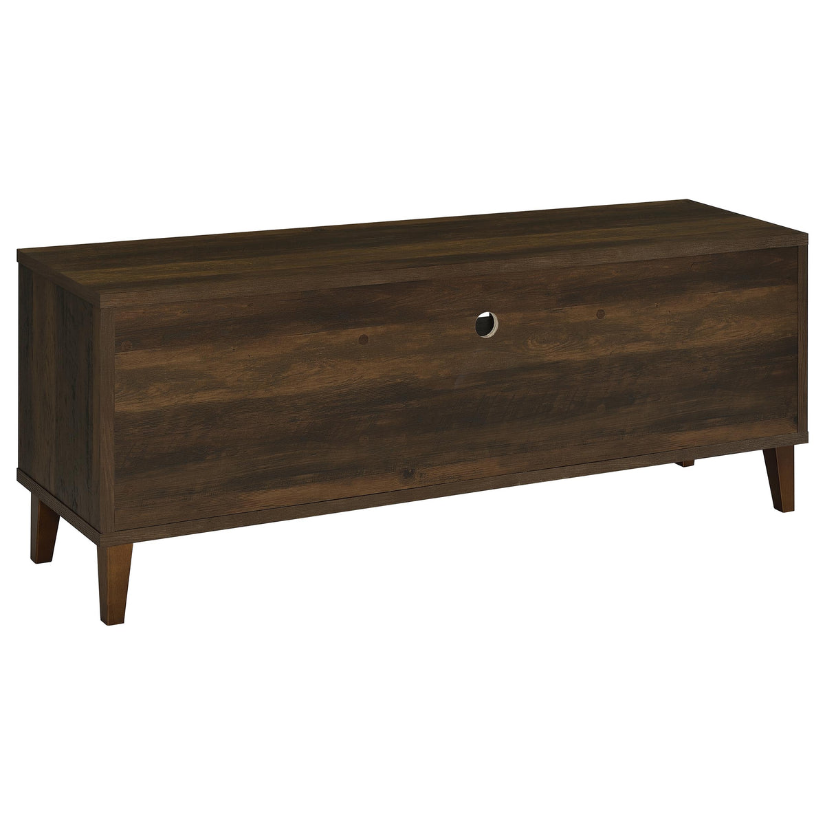 Sedona 60" TV Stand - Slatted 2-Door Media Console in Dark Pine on Wood Legs – view 7