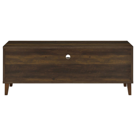 Sedona 60" TV Stand - Slatted 2-Door Media Console in Dark Pine on Wood Legs – view 8