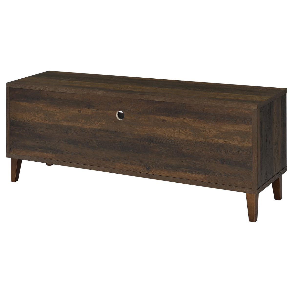 Sedona 60" TV Stand - Slatted 2-Door Media Console in Dark Pine on Wood Legs – view 9