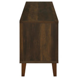Sedona 60" TV Stand - Slatted 2-Door Media Console in Dark Pine on Wood Legs – view 10