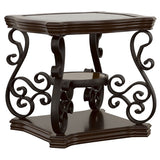 Laney Glass Top Coffee, End & Sofa Tables - End Table