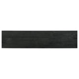 Marsden 70" Mango Wood TV Stand - Charcoal Black with Ornate Iron Hardware & Bracket Legs – view 9