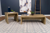 Lynette Coffee Table, End Table & Sets - Rustic Farmhouse Roughhewn Mango Finish – view 16